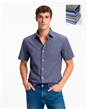 2677 - Camisa M/C Rayada Polo