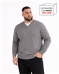 8101 - Sweater Escote V TALLE ESPECIAL