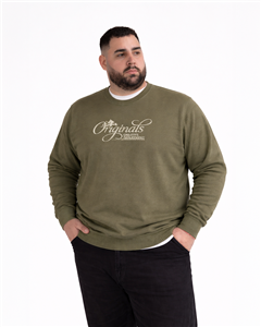 2942 - Buzo Frisa Estampado Escote Redondo TALLE ESPECIAL