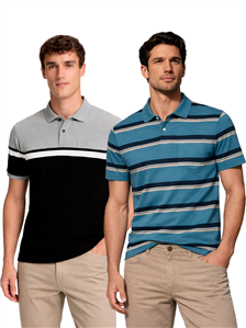 P5014 - Chomba Jersey Rayada Surtidos Varios 