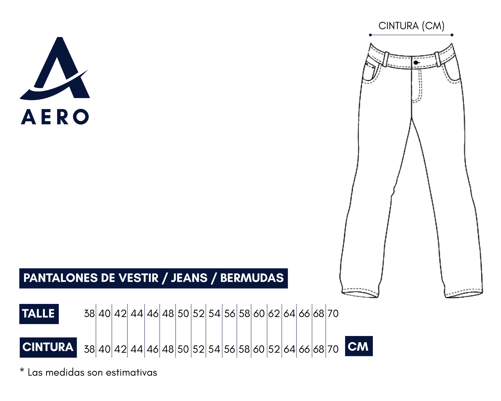 [Pagina de producto] Guía de Talles 1